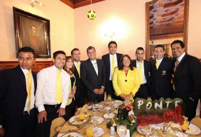 Almuerzo de Barcelona en la Presidencia de la Republica
Palacio de Carondelet (Palacio de Gobierno del Ecuador)
