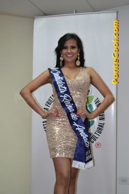 Inscripción de Alejandra Coello candidata a Reina de Ambato 2016
