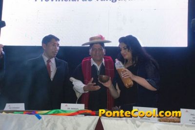 Posesión de Manuel Caizabanda Prefecto de Tungurahua
