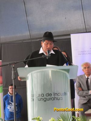 Inauguración de la Feria Internacional del Calzado FICCE 2019 en Ambato
