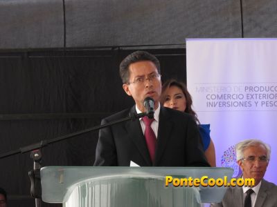 Inauguración de la Feria Internacional del Calzado FICCE 2019 en Ambato
